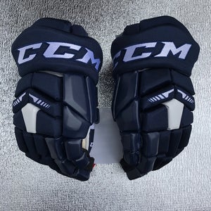 New Senior CCM HG42 Gloves 13" Pro Stock NAVY - (2)