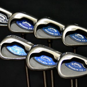 CALLAWAY STEELHEAD IRON SET 4-9 PW SHAFT: REGULAR LENGTH: (5) 38.5 IN RH