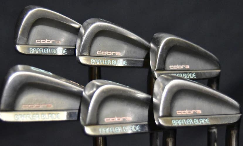 COBRA BAFFLER IRON SET 5-9 PW SHAFT: W LENGTH: (5) 37.5 IN RIGHT HANDED