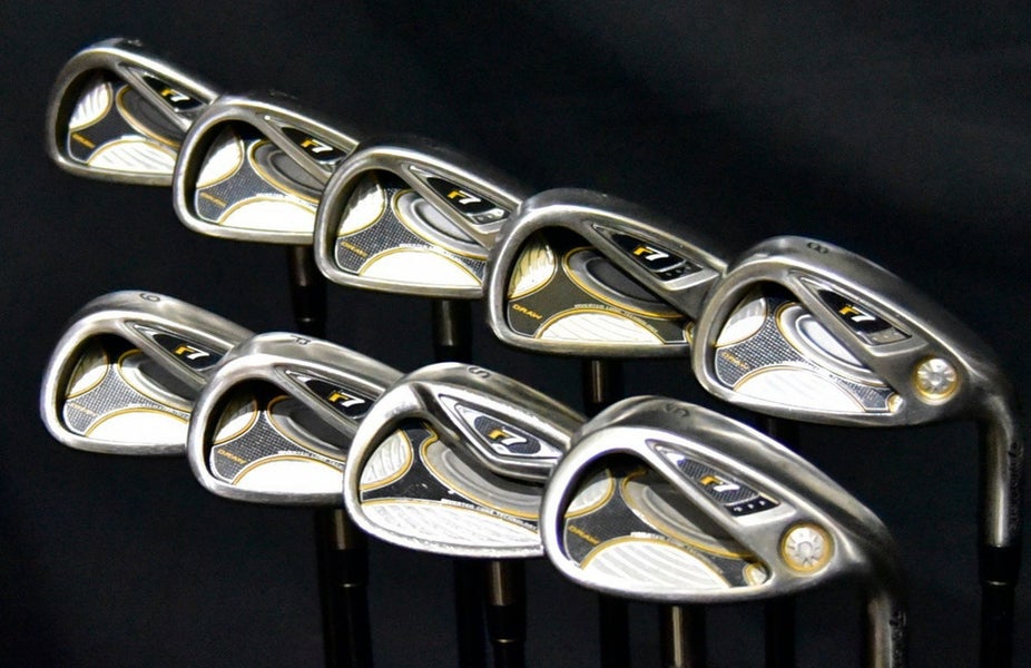 TAYLORMADE R7 IRON SET 4-9 PW GW SW SHAFT: REGULAR LENGTH: (5) 38,5 IN RH