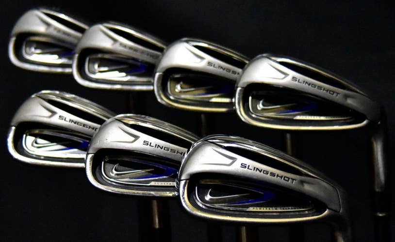 NIKE SLINGSHOT IRON SET 4-9 PWSHAFT: REGULAR LENGTH: (5) 38.5 IN RIGHT HANDED