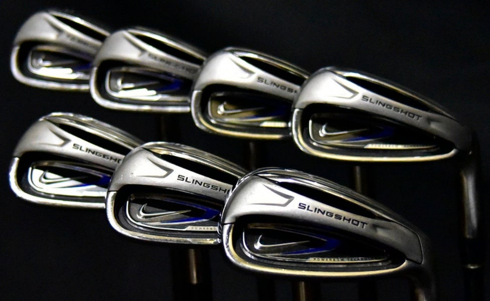 NIKE SLINGSHOT IRON SET 4-9 PWSHAFT: REGULAR LENGTH: (5) 38.5 IN RIGHT HANDED