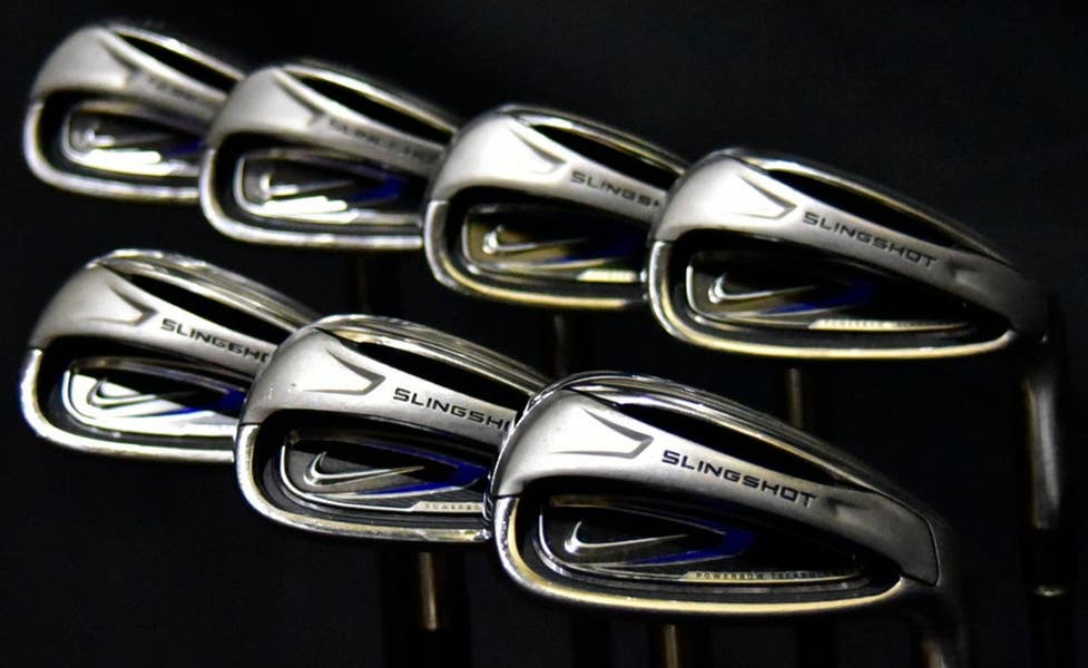 NIKE SLINGSHOT IRON SET 4-9 PWSHAFT: REGULAR LENGTH: (5) 38.5 IN