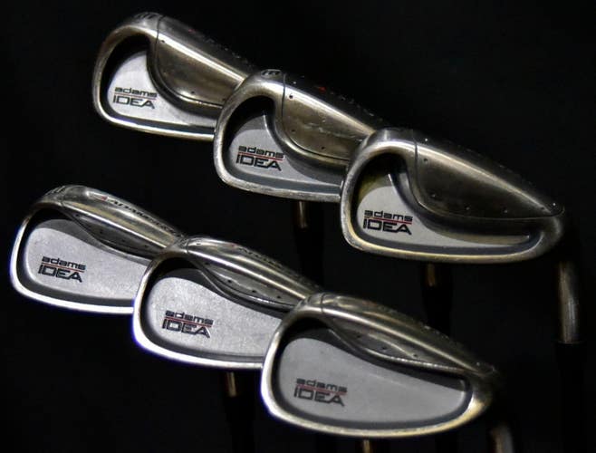 ADAMS IDEA IRON SET 5-9 PW SHAFT: REGULAR LENGTH: (5) 39.5 IN RIGHT HANDED