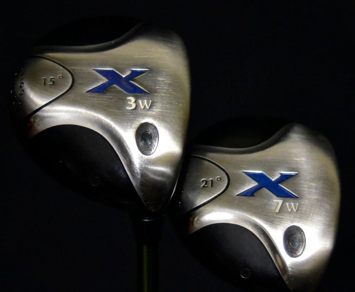 CALLAWAY X WOOD SET 3W 7W SHAFT: STIFF LENGTH: 3W-43 7W-41 IN RIGHT HANDED