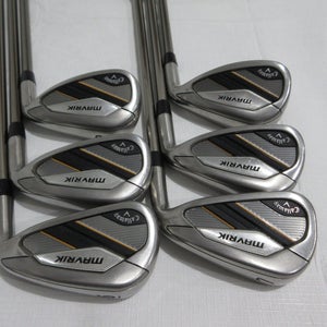Callaway Mavrik Iron Set - 6-PW, AW - Mamiya Regular Flex Graphite