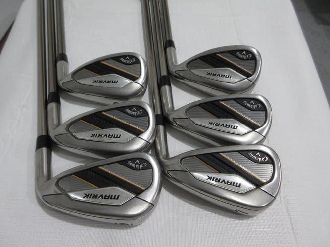 Callaway Mavrik Iron Set - 6-PW, AW - Mamiya Regular Flex Graphite