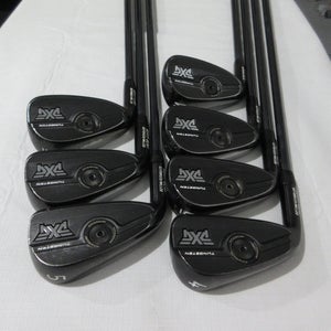 Left-Handed PXG 0311P Gen7 Black Iron Set - 4-PW - Mamiya Stiff Flex Graphite