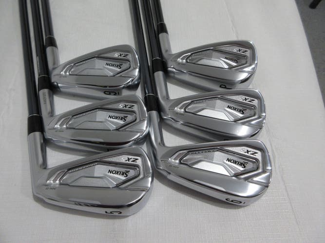Srixon ZX5 MKII Iron Set - 5-PW - Mamiya Senior Flex Graphite - MINT/NEW