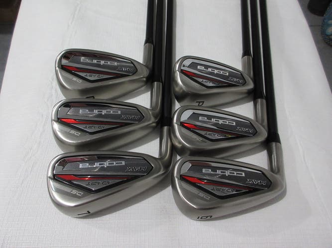 Left-Handed Cobra DS-Adapt Max Iron Set - 6-GW - PGI 75 Regular Graphite - MINT