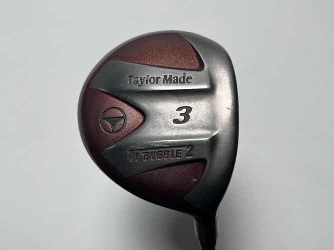 TaylorMade Ti Bubble 2 3 Fairway Wood 15* Bubble 2 80g Regular Graphite Mens RH