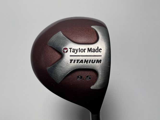 TaylorMade Ti Bubble Driver 9.5* Bubble S-90 Plus Stiff Graphite Mens RH
