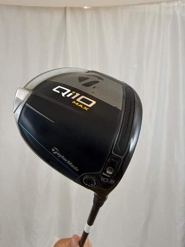 Taylormade Qi10 MAX Driver 10.5 Speeder Regular Flex 44 +HC NICE