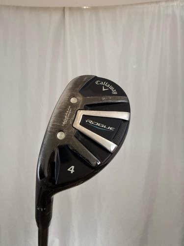 Callaway Rogue 4 Hybrid 21 Synergy Stiff Flex Lefty 40 +HC NICE