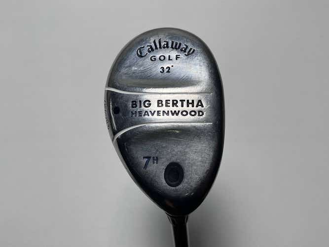 Callaway Big Bertha Heavenwood 7 Hybrid 32* Aldila 50g Ladies Graphite Womens RH