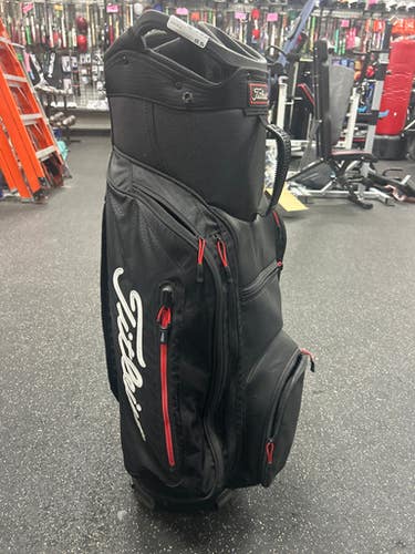 Used Titleist 7-WAY CART BAG Mens Cart Bag Black 11337-S000486565