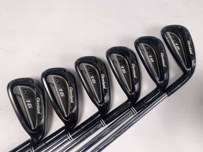 Cleveland CG16 Black Pearl Iron Set 5-PW Traction 85g Regular Steel Mens RH