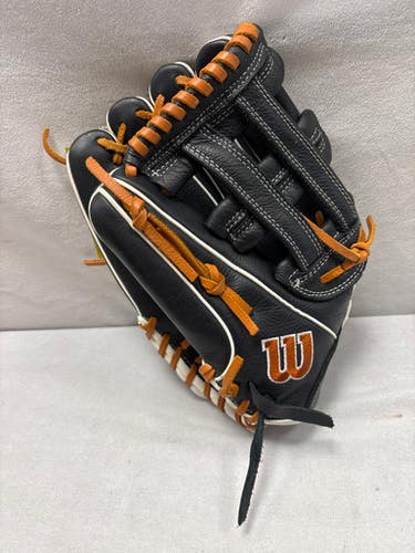 Used Wilson A550 A05LB2412 BB/SB Glove LH Throw Brown And Black 12" 11490-S000273080