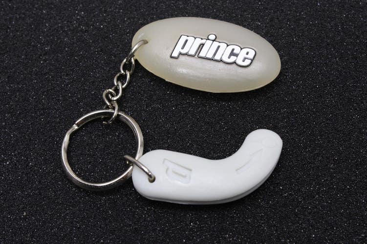 *NEW OLD STOCK* PRINCE "O3 BOOMERANG" RACQUET STRINGING TOOL + KEY CHAIN