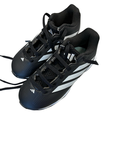 Used Adidas CLEATS 11Y BB/SB Cleats Black Youth 11.0 11682-S000132523