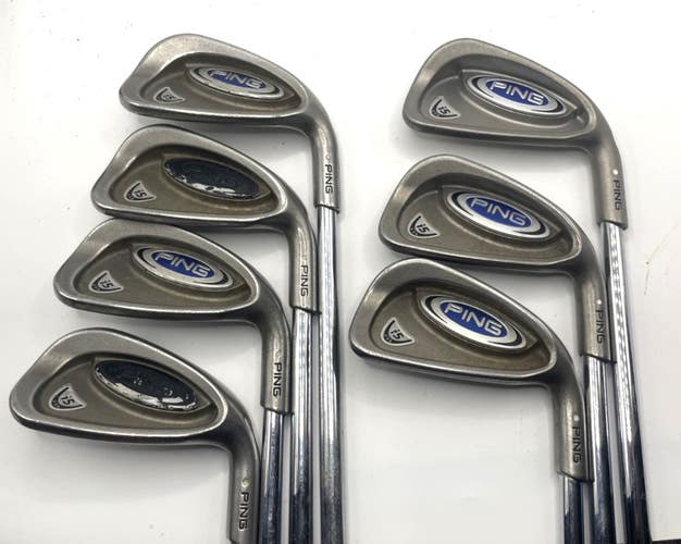 PING i5's White Dot 4-W Cushion Z-Z65 Stiff Flex Steel Shafts RH *Good*