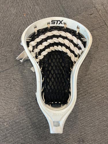 Used STX STALLION STRUNG Mens Lacrosse Head Black 11614-S000236651