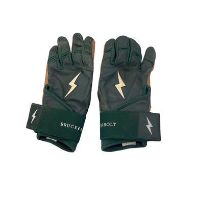 Used BB/SB Batting Gloves Green MD 11760-S000091721