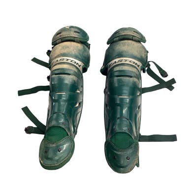 Used Easton EASTON SHIN GUARDS Catchers Leg Guards Green Adult 11760-S000091717