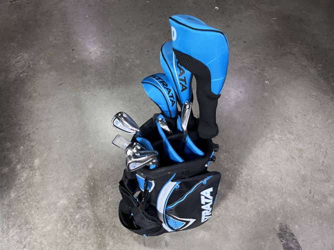 Strata Strata Plus Club Set Driver 5W 5H 6-9 + SW Putter Ladies Graphite RH Bag
