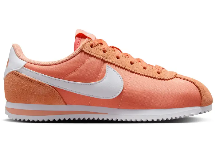 Size 6.5Y - Nike Cortez Textile Apricot Agate White (GS) IF1615-800