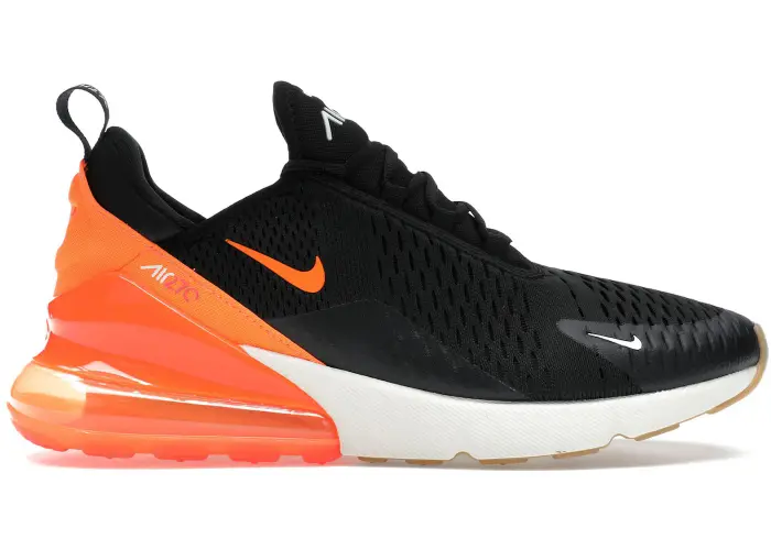 Size 6.5 - Nike Air Max 270 Black Phantom Total Orange AH8050-030