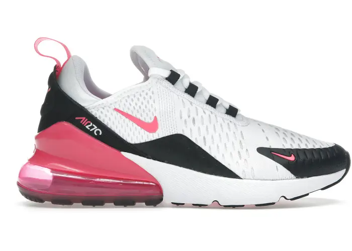 Size 7.5 - Nike Air Max 270 White Black Hyper Pink (Women's) AH6789-127