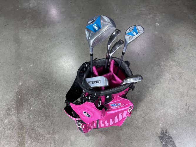 US Kids DV3 WT-20 Club Set Driver 5H 6 PW SW Putter 48" Youth Graphite Junior RH