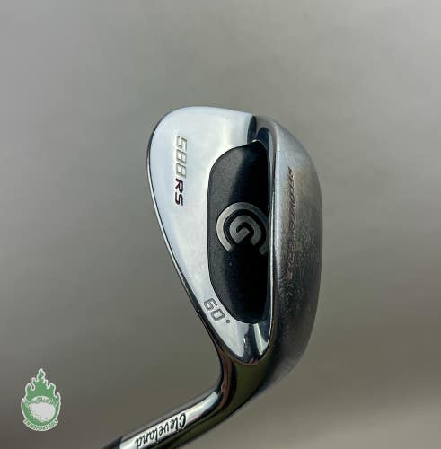 Used RH Cleveland 588 RS Recovery Sole Wedge 60* Wedge Flex Steel Golf Club