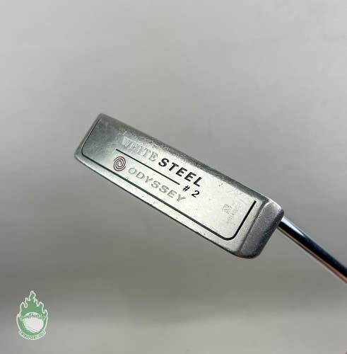 Used Right Handed Odyssey White Steel #2 33" Blade Putter Steel Golf Club