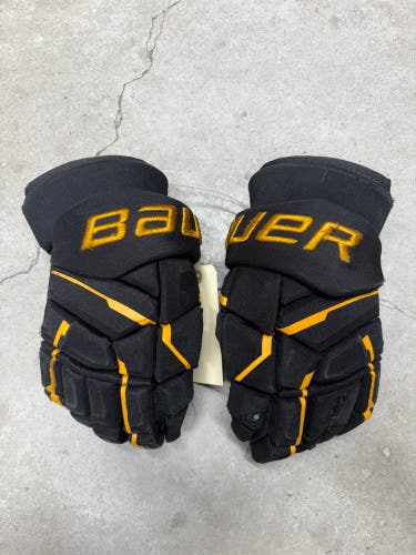14” Bauer Mach Gloves Colorado College Pro Stock (Used) NCAA