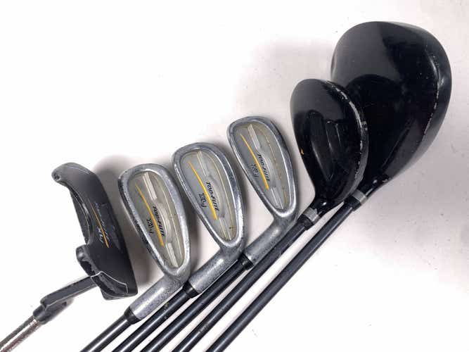 Top Flite XLj Club Set Driver 5W 7 9 SW Putter Youth Graphite Junior RH 57"-60"