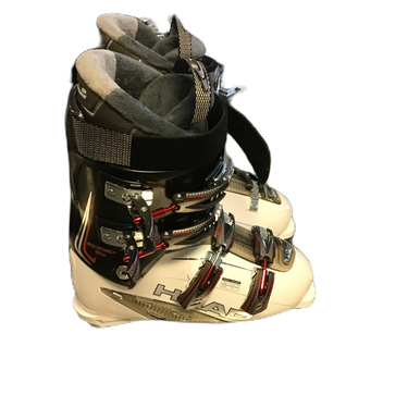Used Head EDGE 8.5 Women's DH Ski Boot White 275 MP - M09.5 - W10.5 11730-S000071409