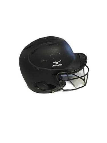 Used Mizuno MBH252 Batting Helmet w/Mask Black L/XL 11730-S000071468