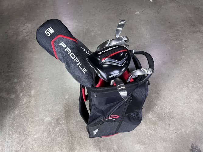 Wilson Profile SGi Club Set Driver 5W 5H 6-PW+SW Putter Senior Graphite RH Bag