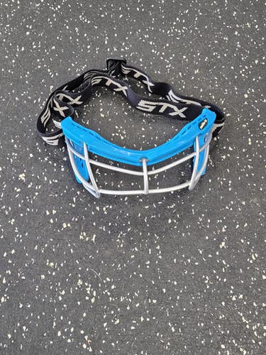 Used STX ROOKIE-S Lacrosse Facial Protect Royal Blue Youth 11849-S000039817