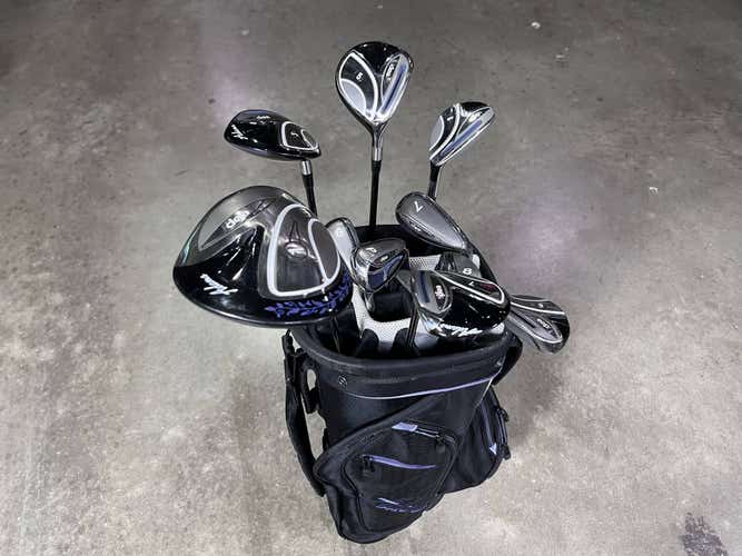 Adams Idea 2014 Club Set Driver 3-5-7 Wood 5h-6H-7-PW+SW 45g Ladies RH Bag