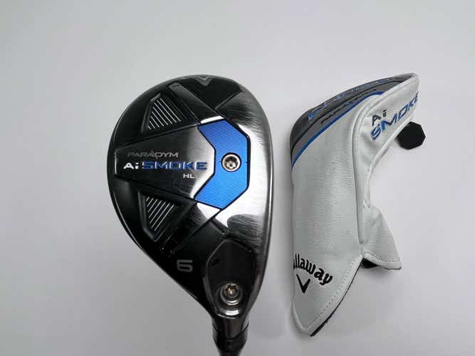 Callaway Paradym Ai Smoke HL 6 Hybrid 27* Cypher Fifty 5.0 50g Senior RH HC