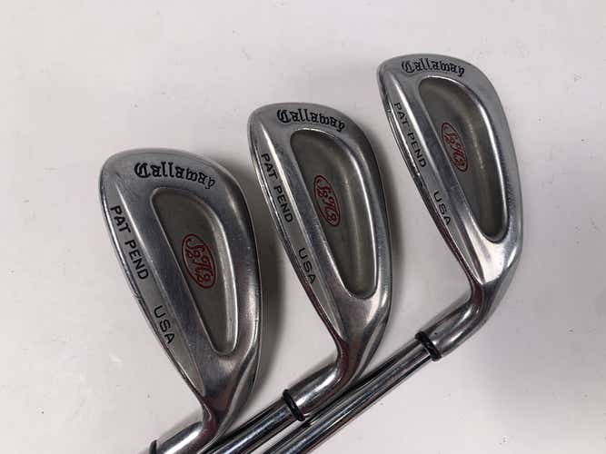 Callaway S2H2 Iron Set 8-PW True Temper Memphis "10" Regular Steel Mens RH
