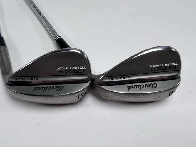 Cleveland RTX 6 ZipCore Tour Rack Raw Wedge Set 54*10 | 58*10 DG Spinner RH