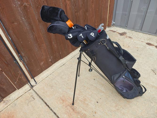 Knight XR U-Cut 15 Piece Complete Regular Flex Golf Set Stand Bag New Headcovers