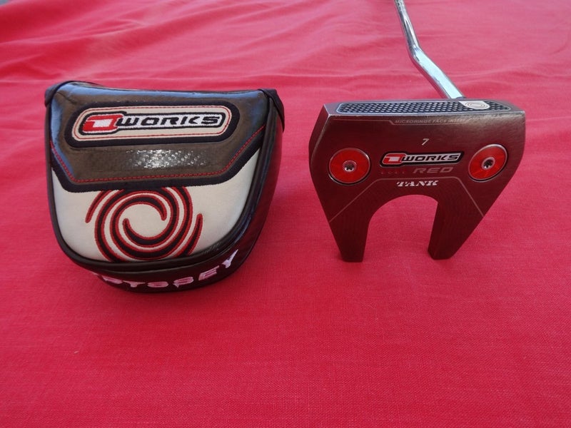 ODYSSEY O-Works Red 7 Tank Putter 38" Men's RH SS Tour 3.0 XL Grip w/ Head Cover