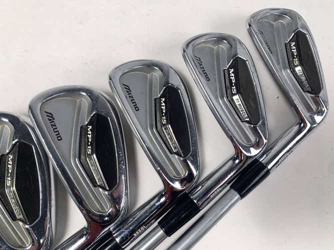 Mizuno MP 15 Iron Set 4-PW KBS Tour C-Taper 120g Stiff Steel Mens RH