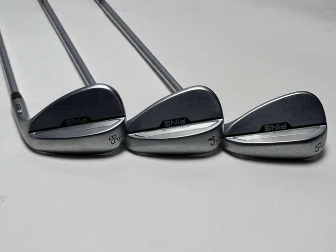 Ping s159 Chrome Wedge Set 50* 12 | 54* 10 | 58* 6 Black Dot Z-Z115 115g RH
