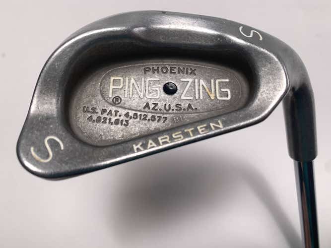 Ping Zing Sand Wedge SW Black Dot Karsten JZ Stiff Steel Mens RH